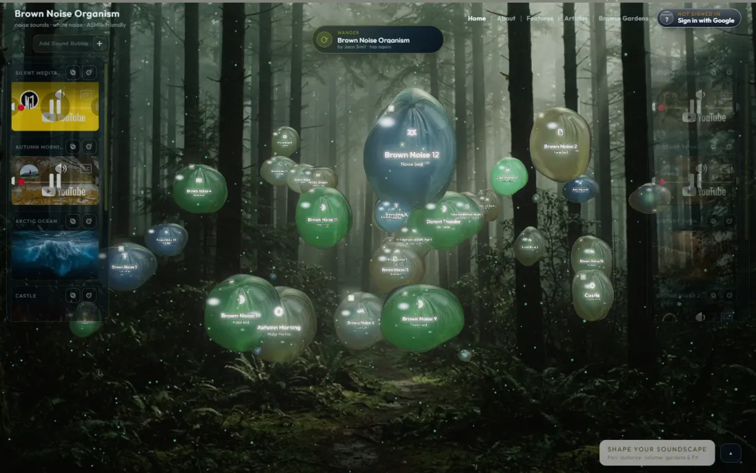 How to Use Sound Bubbles